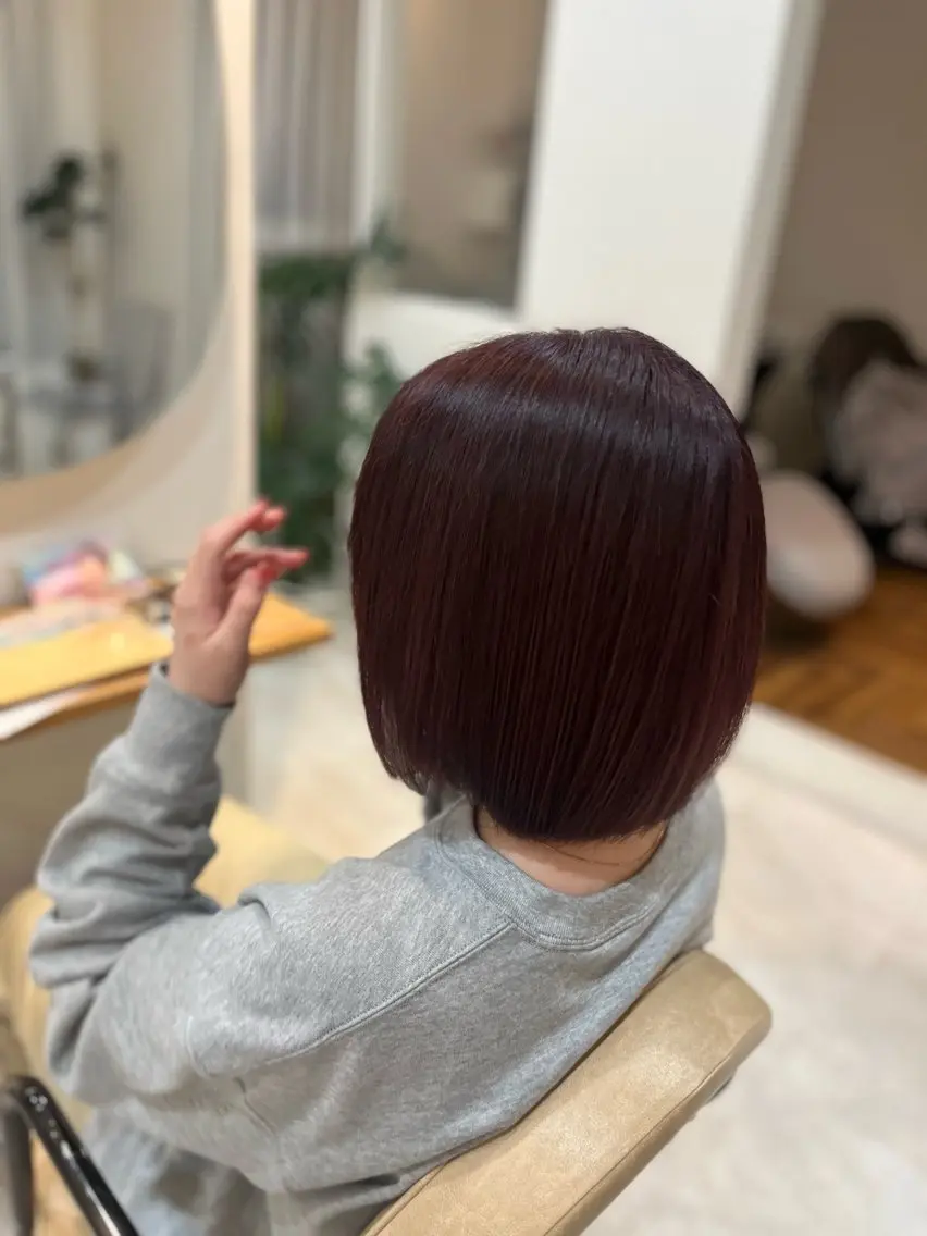ショート ヘアカラー トリートメント 加藤 明香里のヘアスタイル