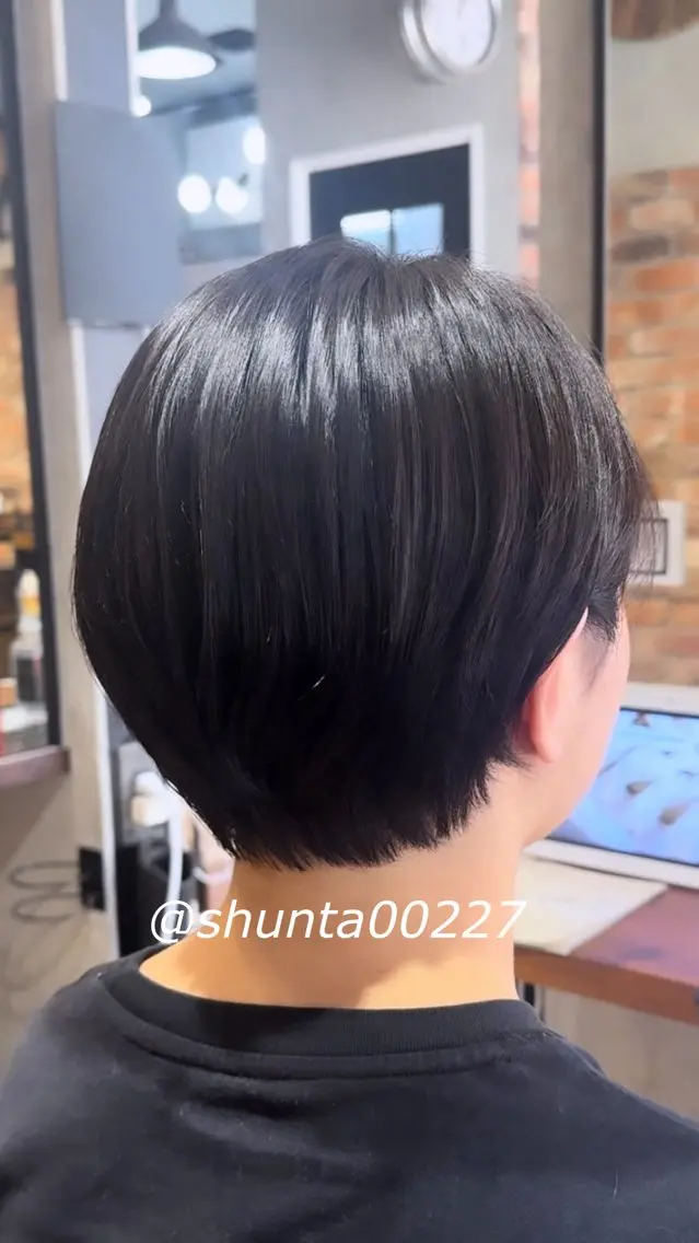 ショート ボブ 顔周りカット ショートヘア 似合わせカット🍀 TAKAHASHIのヘアスタイル