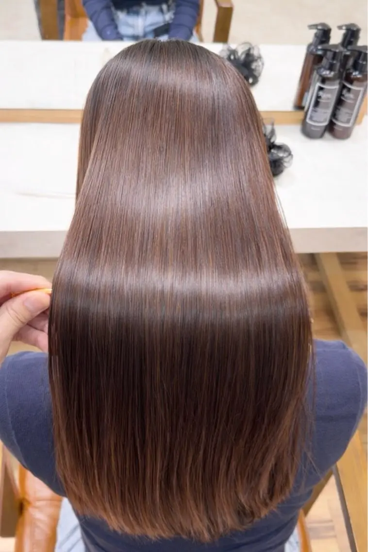 カット＋N.縮毛矯正＋1stepトリートメントの写真