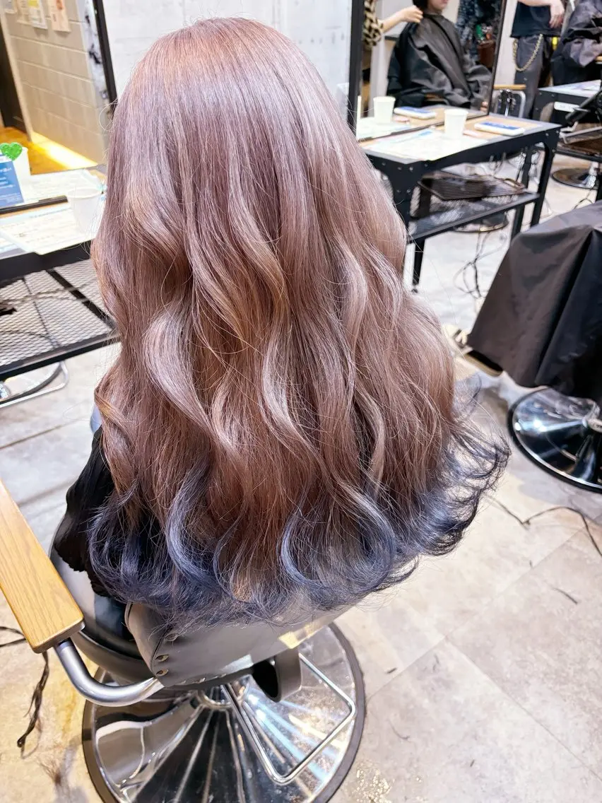 ロング カット ヘアカラー トリートメント 山本 みきのヘアスタイル