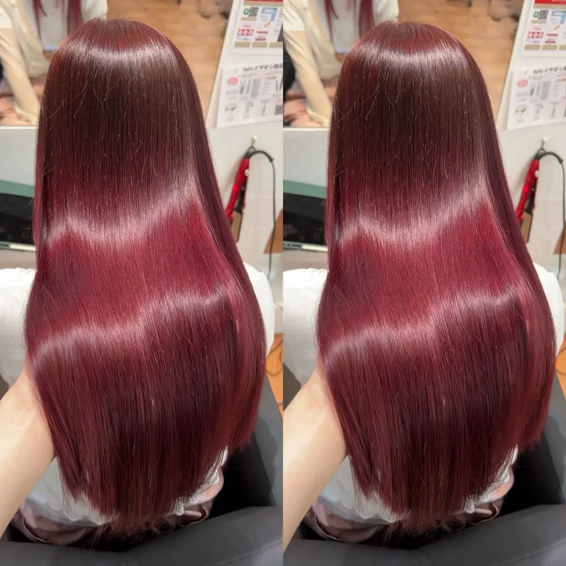 🌹暖色カラー➕トリートメント🌹の写真