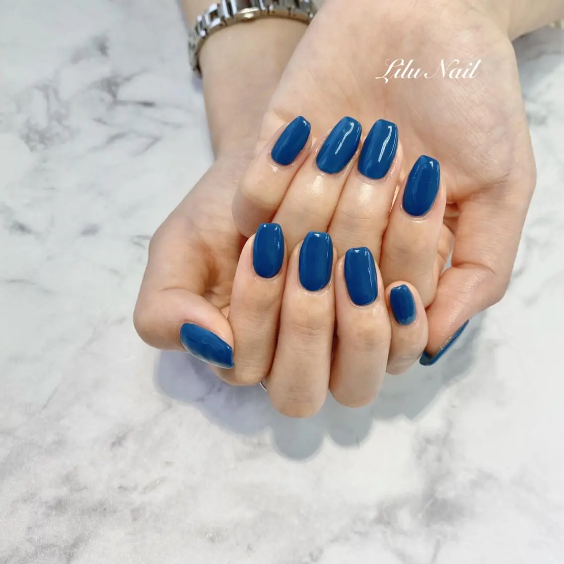 ネイル ワンカラーネイル モチの良さ◉ フィルインネイル♡のネイルデザイン