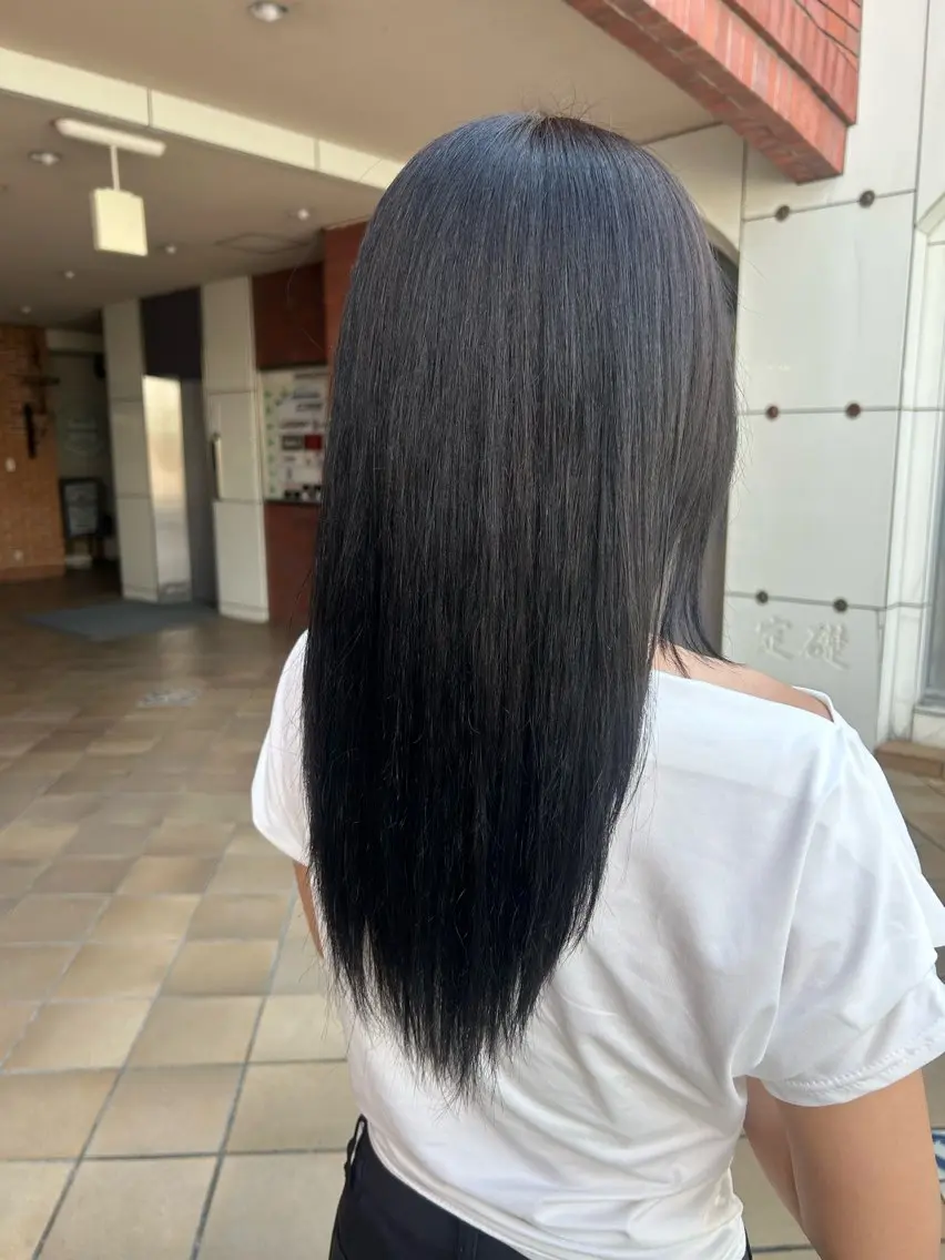 ロング ヘアカラー 武田 悠生乃のヘアスタイル
