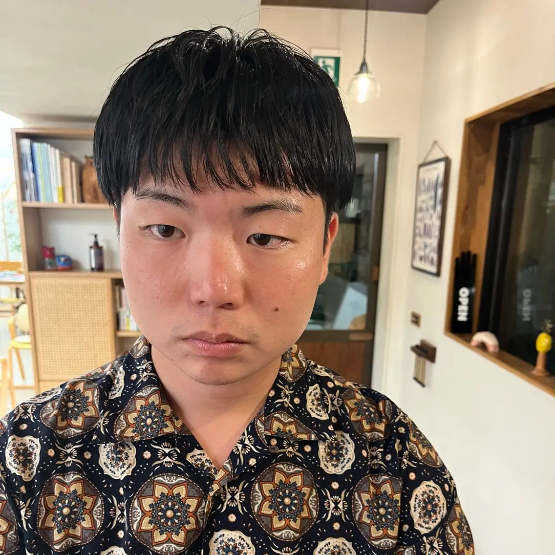 パーマ メンズ 宇野澤 めいのヘアスタイル