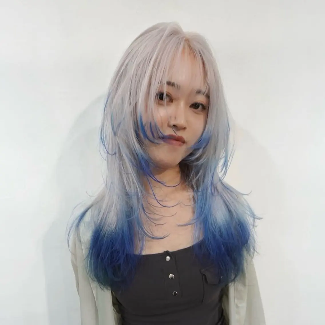 【ケアデザインカラーコース🌟🧚♀️】ダメージ最小限でデザインカラー‼️ケアブリーチ+ケアカラー(デザイン)の写真