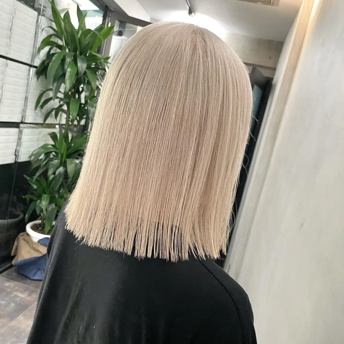 セミロング カラー ハイトーンカラー ヘアカラー トリートメント ✨MiL✨ ✨心斎橋✨のヘアスタイル