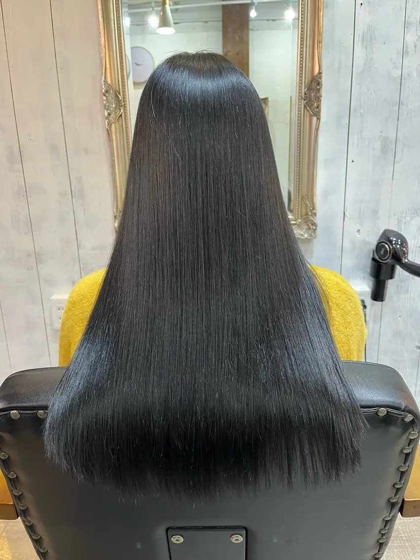 ロング カラー ヘアアレンジ アクアカラー ブルーカラー ブルージュ トリートメント 🧸柔らかいベージュ カラー🧸氏家達哉のヘアスタイル