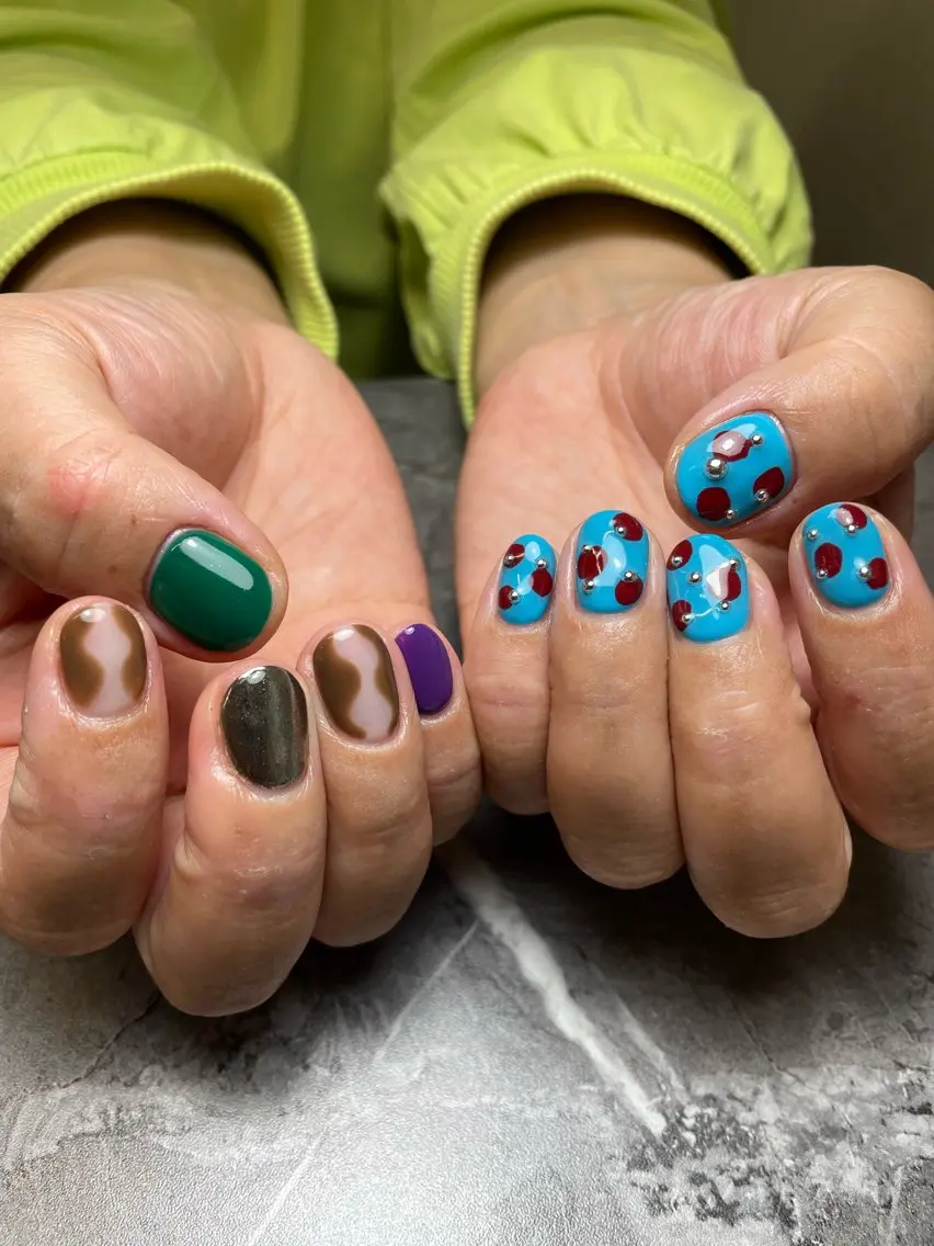 ネイル ハンドネイル nail salon 3🌞越谷のネイルデザイン