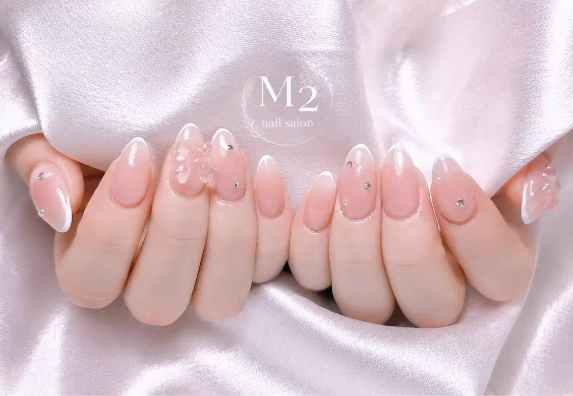 ネイル ハンドネイル 長さだし専門店 M2 rikaのネイルデザイン
