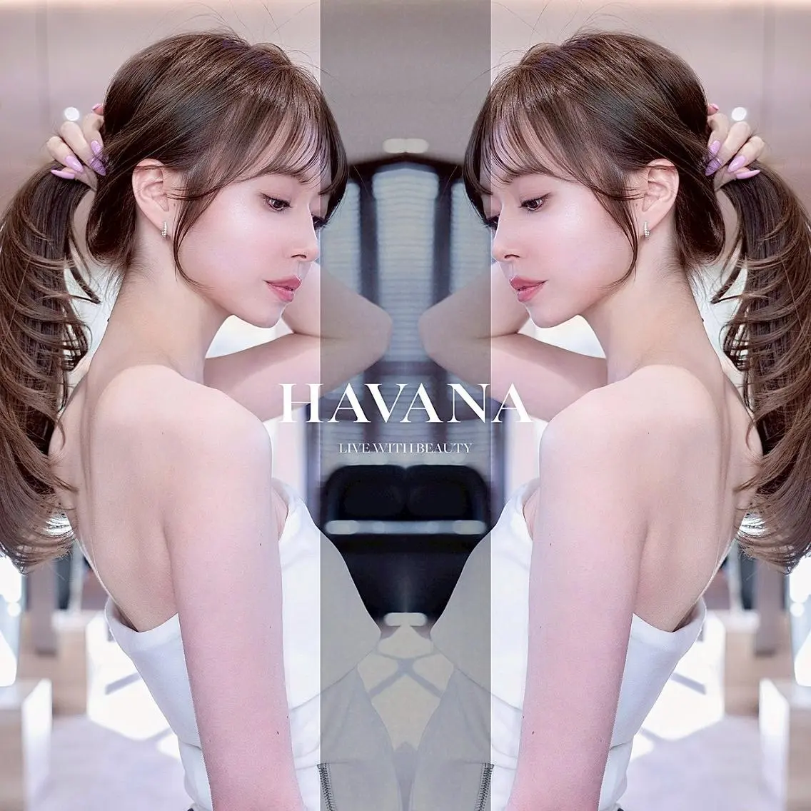 セミロング カラー カット ヘアカラー トリートメント HAVANA.天神 【レイヤー/ボブ】のヘアスタイル
