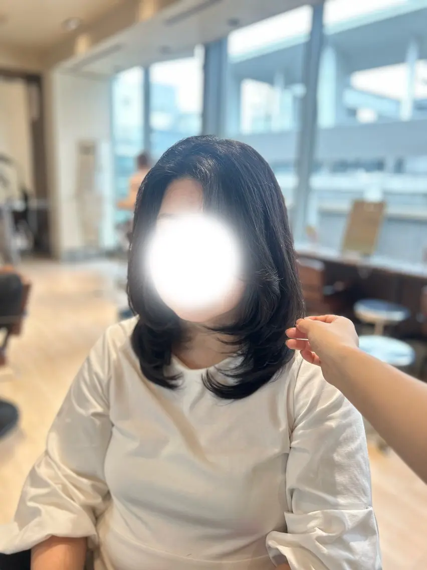ミディアム レイヤーカット カット 新宿/レイヤーカット /🫧祝迫愛艶のヘアスタイル