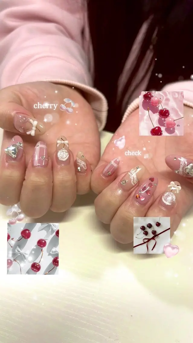 ネイル yuki❄️堺筋本町 韓国ワンホンのネイルデザイン