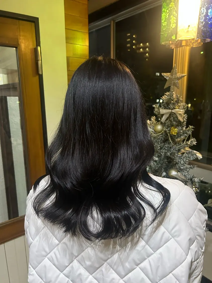 セミロング カラー iro+soi はるかのヘアスタイル