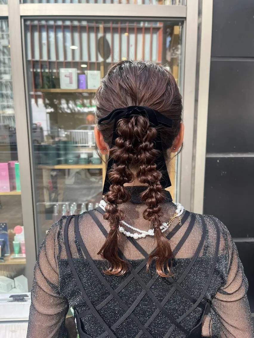 ヘアアレンジ Miwa🦋渋谷/ 透明感カラー/セットのヘアスタイル