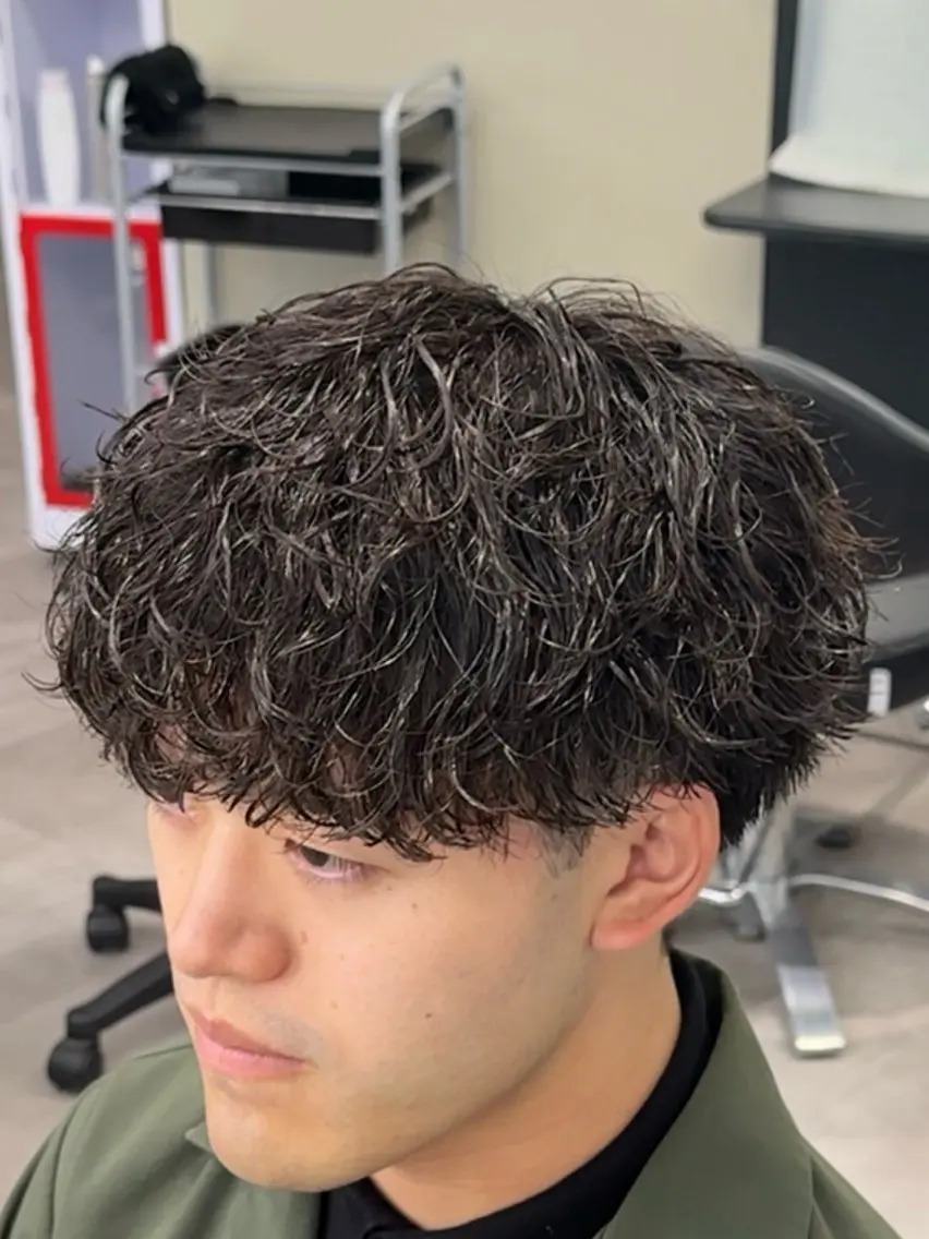 ショート カット パーマ 高橋 昂大のヘアスタイル