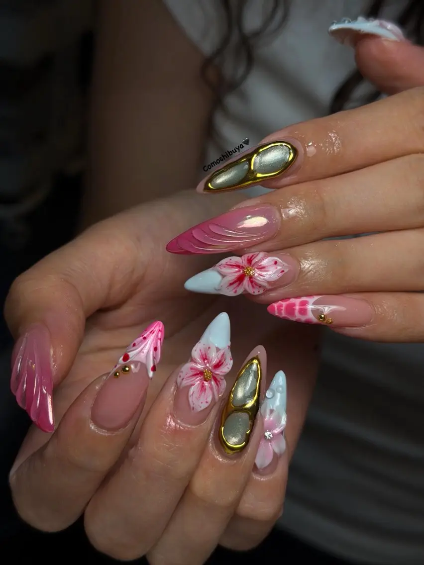 ネイル 韓国ネイル シンプルネイル ワンホンネイル ハンドネイル CoMo Nailのネイルデザイン