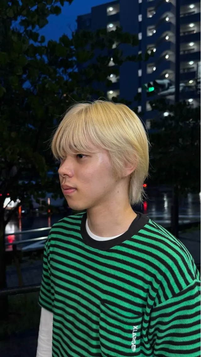 メンズ メンズブリーチ DEPT 西川もかのヘアスタイル