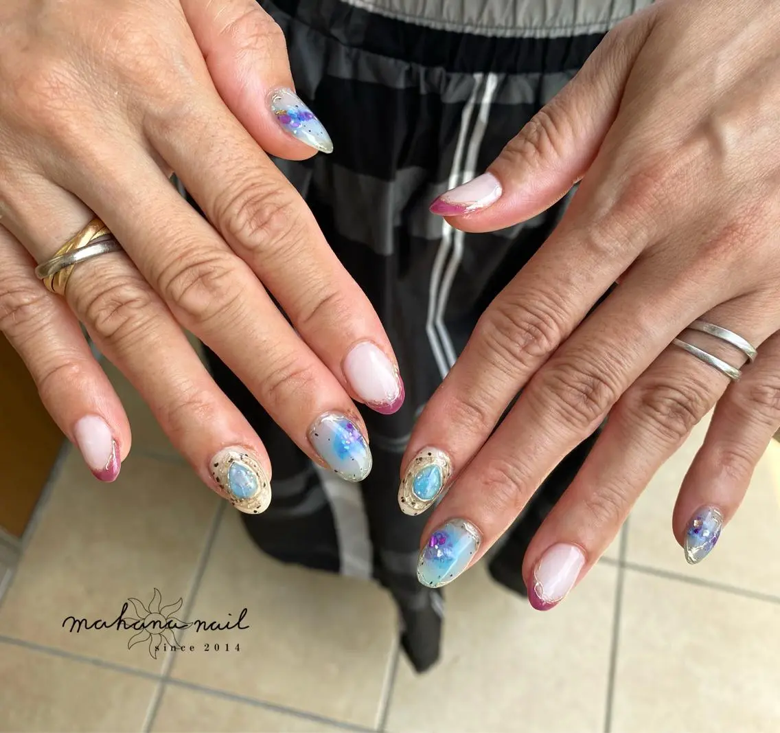 ネイル 持ち込み mahana nailのネイルデザイン