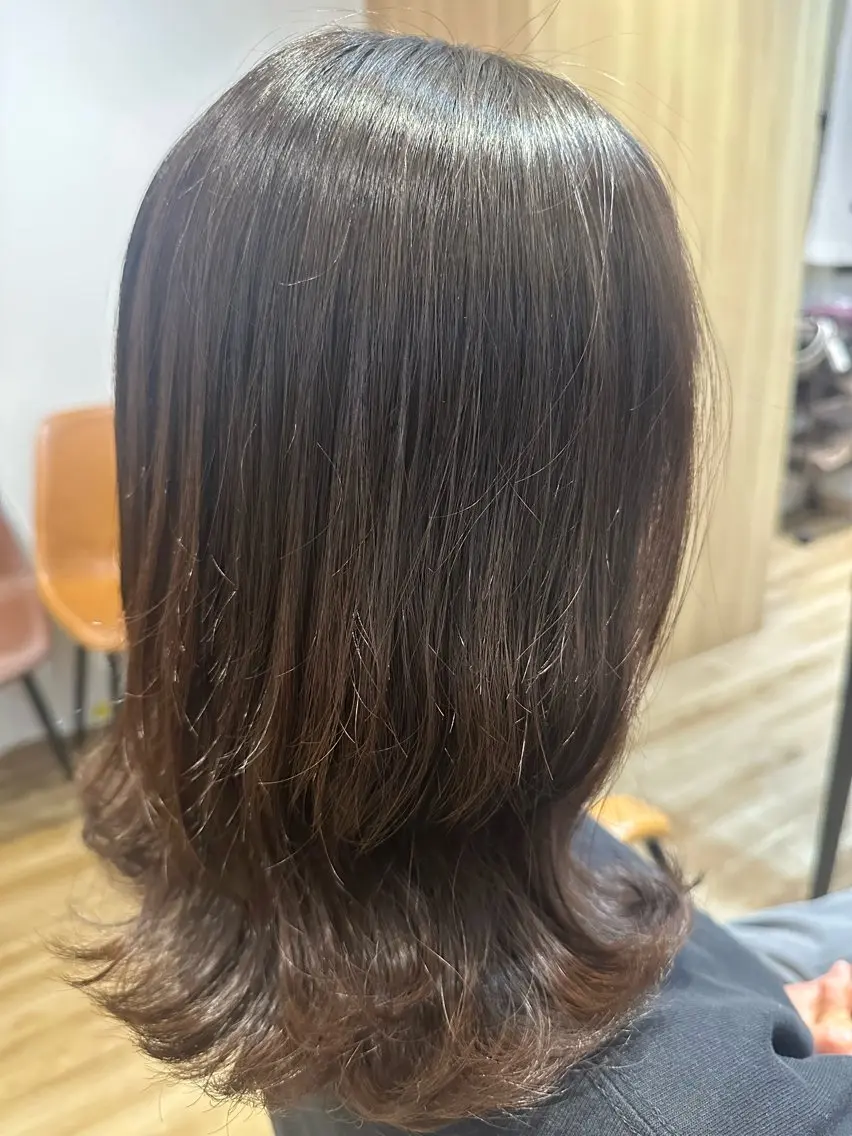 ミディアム パーマ カット パーマ トリートメント ✨✂️Nori ✂️✨のヘアスタイル
