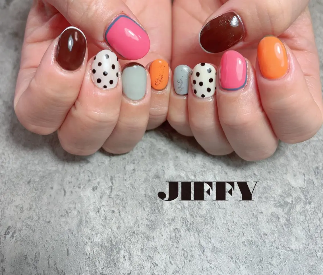 ネイル ニュアンスネイル JIFFY nailstudioのネイルデザイン