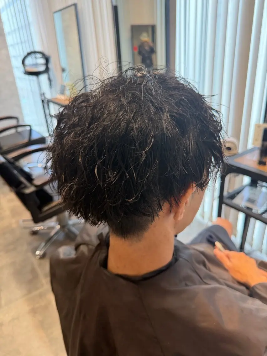 パーマ メンズ La fith 健人のヘアスタイル