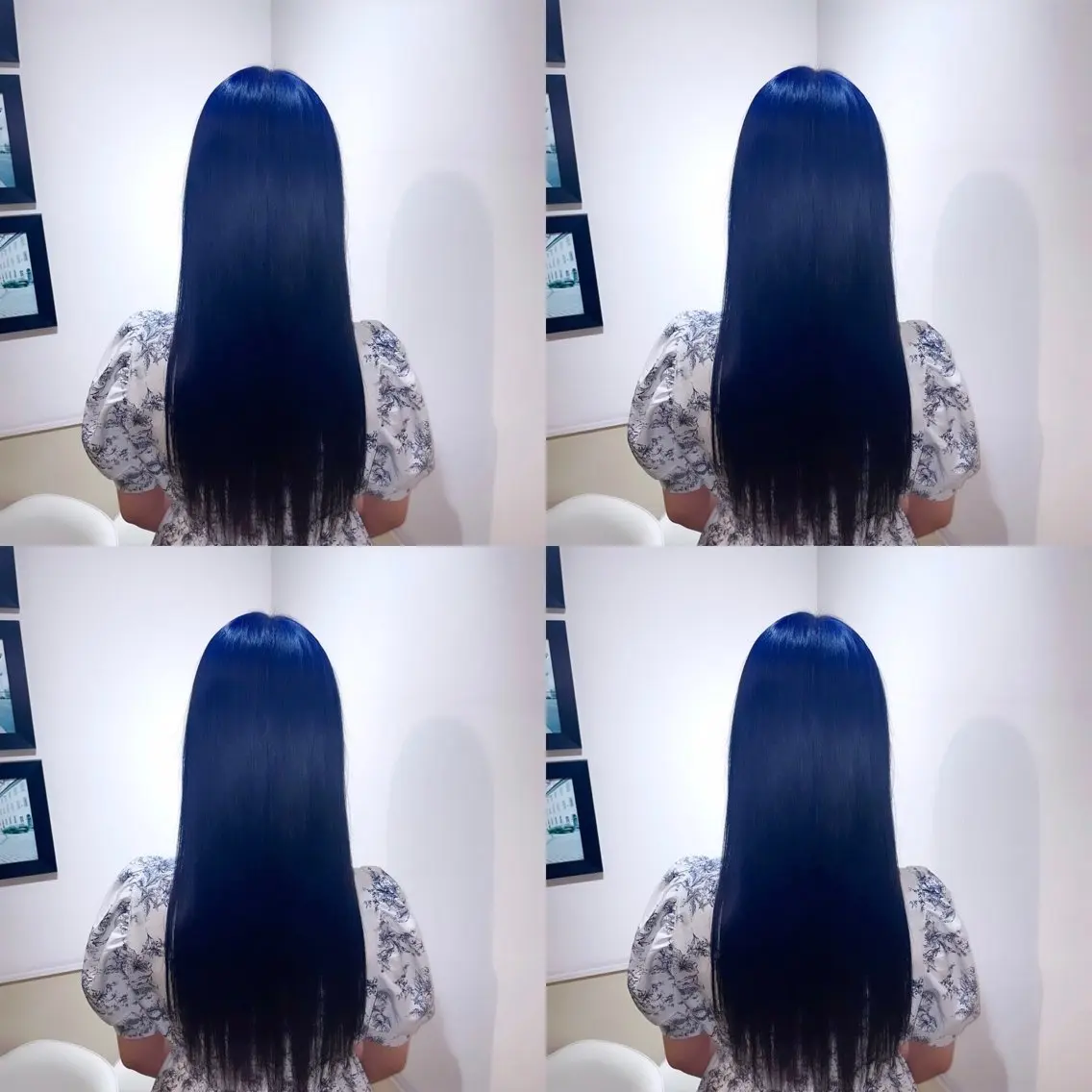 ロング カラー ネイビーカラー 🌟トップデザイナー 高橋🌟のヘアスタイル