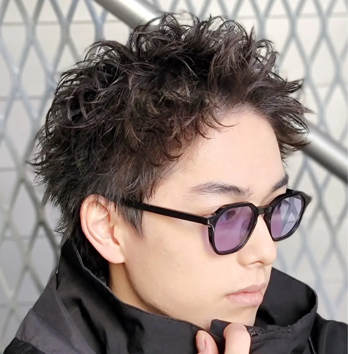 【5月限定men'sピンパーマ‼️【カット➕ピンパーマ➕3stepトリートメント】の写真