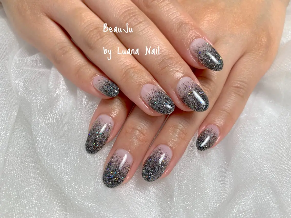 ネイル ラメ(グリッター) ハンドネイル BeauJu by Luana Nailのネイルデザイン