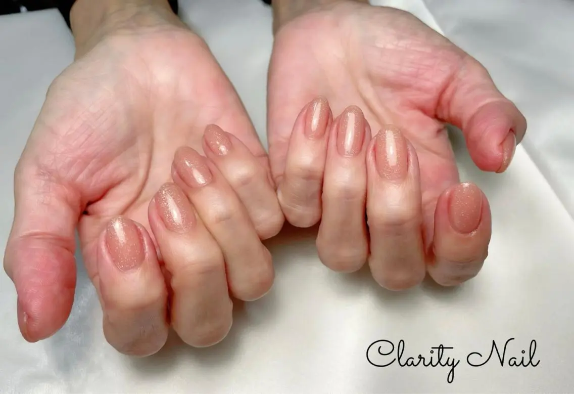 ネイル ワンカラーネイル ハンドネイル Clarity Nailのネイルデザイン