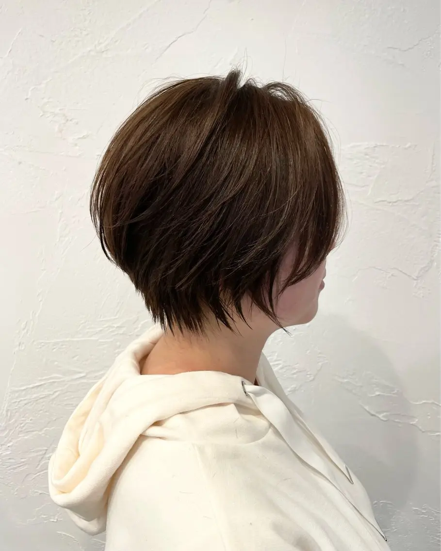 ショート カラー ショートヘア WILLOW京橋 小玉泰基のヘアスタイル