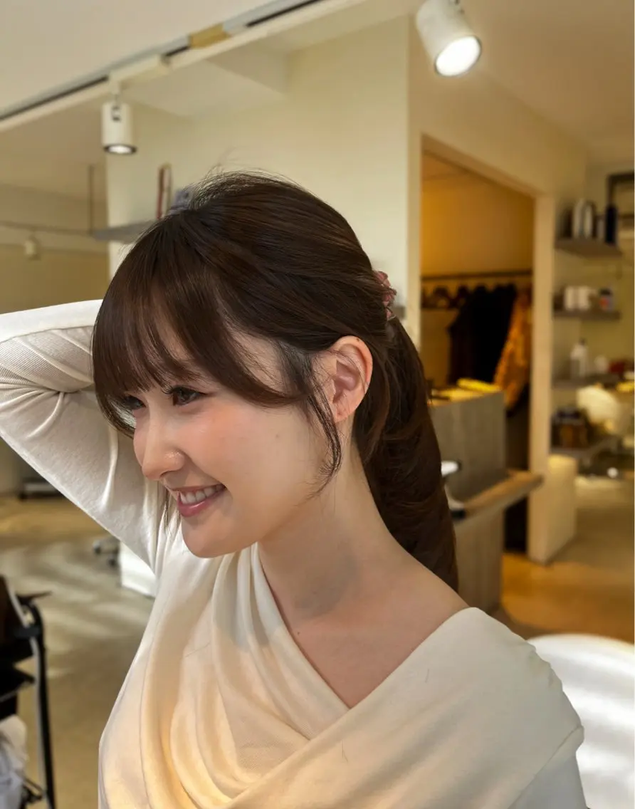 ミディアム 髪質改善 似合わせカット ♥️褒められ艶髪× 髪質改善/ゆず♥️のヘアスタイル