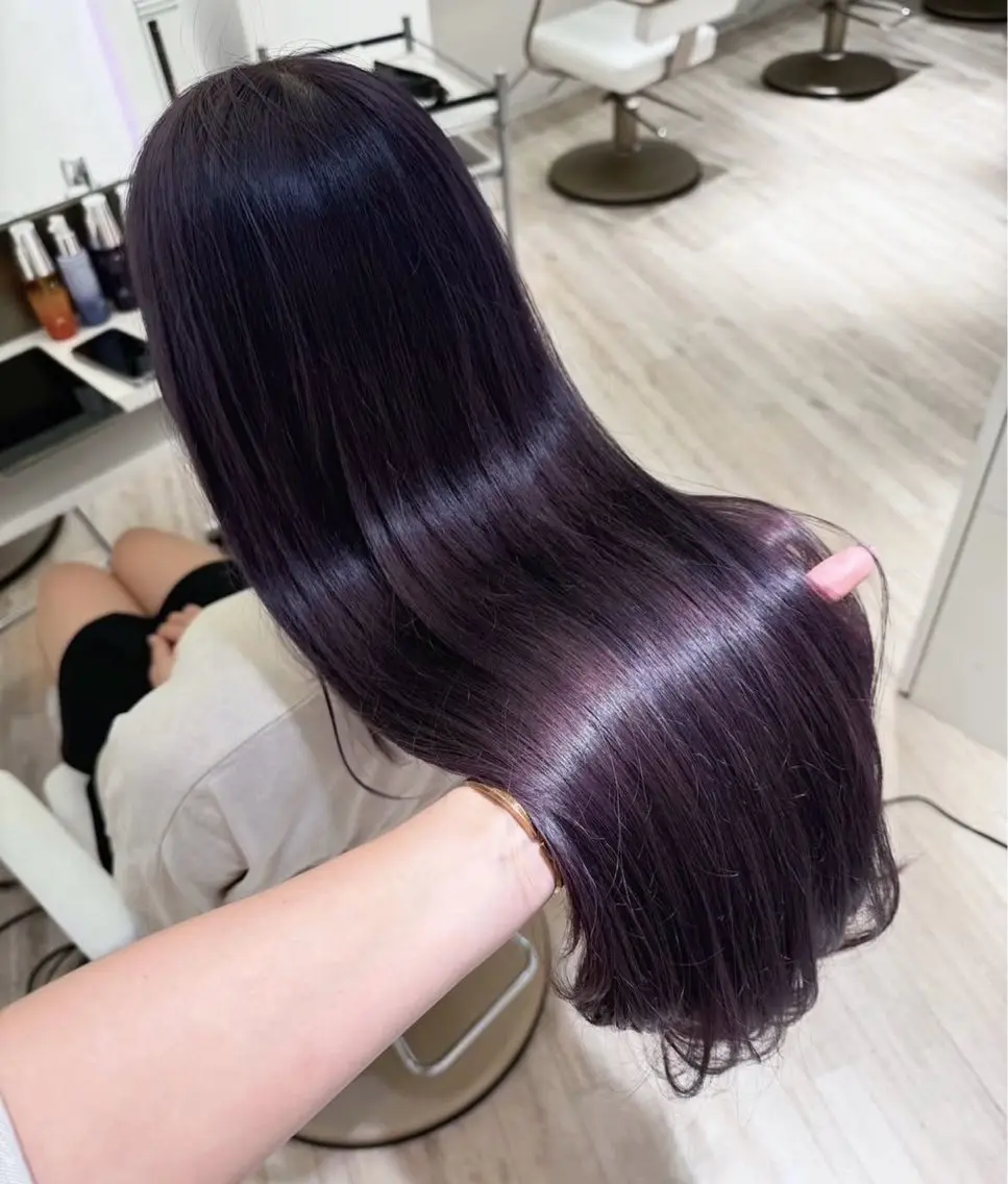 ロング カラー ヘアカラー Parve Mix 森 美遥🩶のヘアスタイル