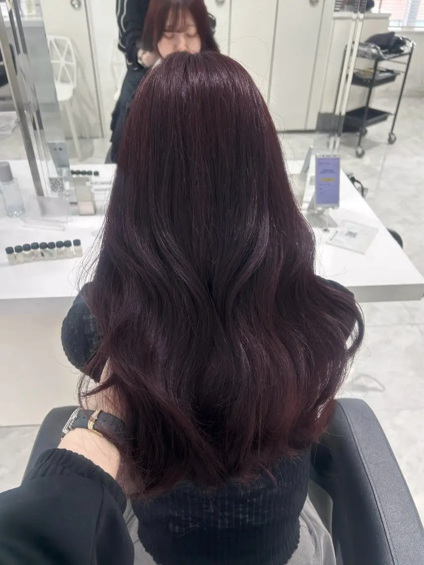 ロング カラー ヘアカラー 💗ブリーチなし暖色 kotono💗のヘアスタイル