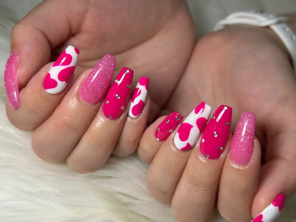 ネイル ハート ハンドネイル Era nailのネイルデザイン