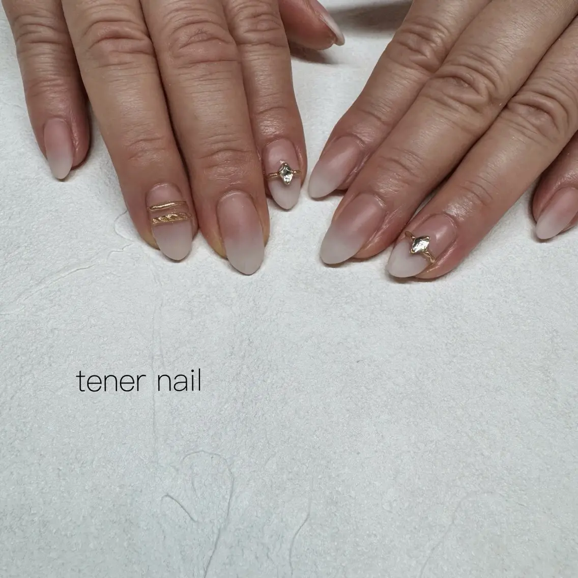 ネイル マットネイル ハンドネイル テネルネイル tener nailのネイルデザイン