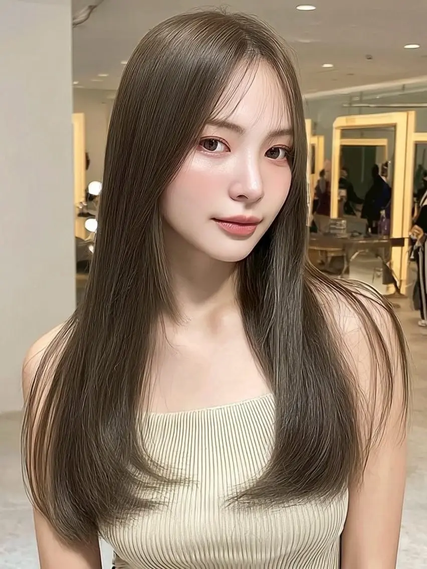 ロング パーマ カット 縮毛矯正 僕は Ryosukeのヘアスタイル