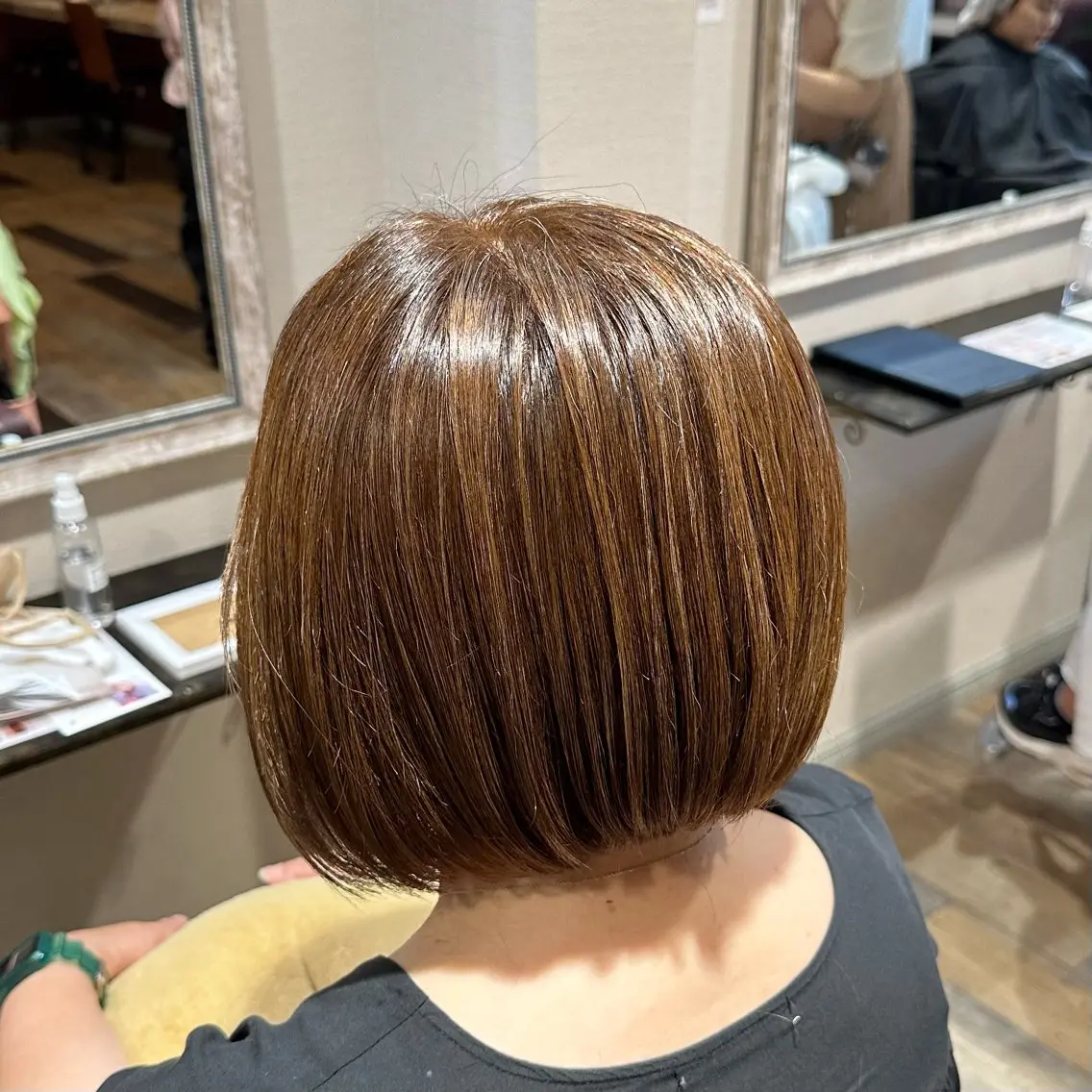 ショート 前下がりボブ ボブ 似合わせカット 柔らかいbeige ¦韓国¦🩰マユ🩰のヘアスタイル