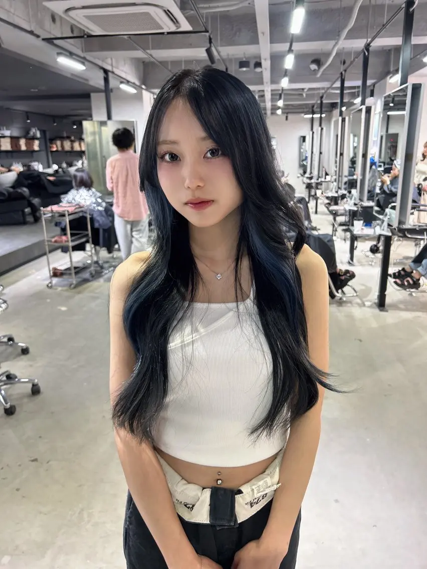 ロング レイヤーカット 似合わせカット トリートメント ワンホンヘア/ 透明感カラー/ゆうとのヘアスタイル