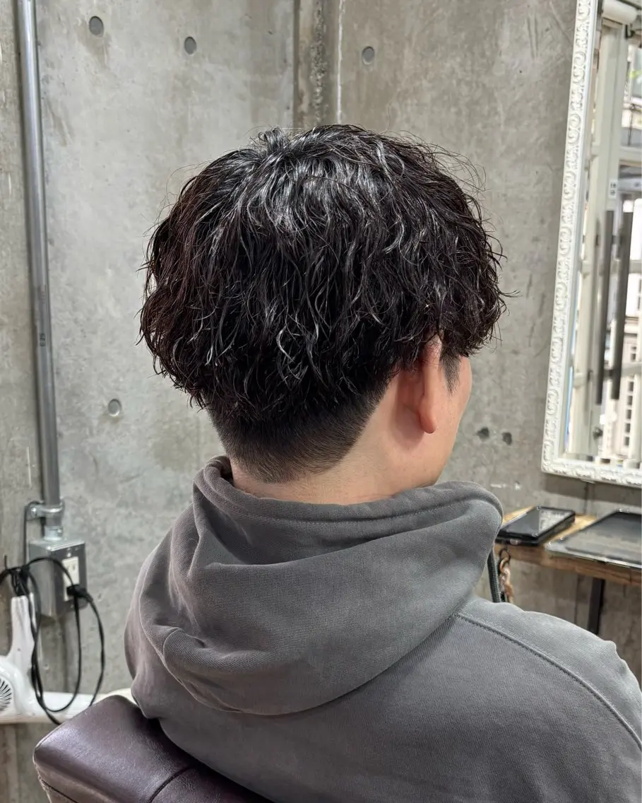 パーマ メンズ メンズパーマ ツイストスパイラルパーマ スパイラルパーマ メンズパーマ /マッシュ/ヨシダのヘアスタイル