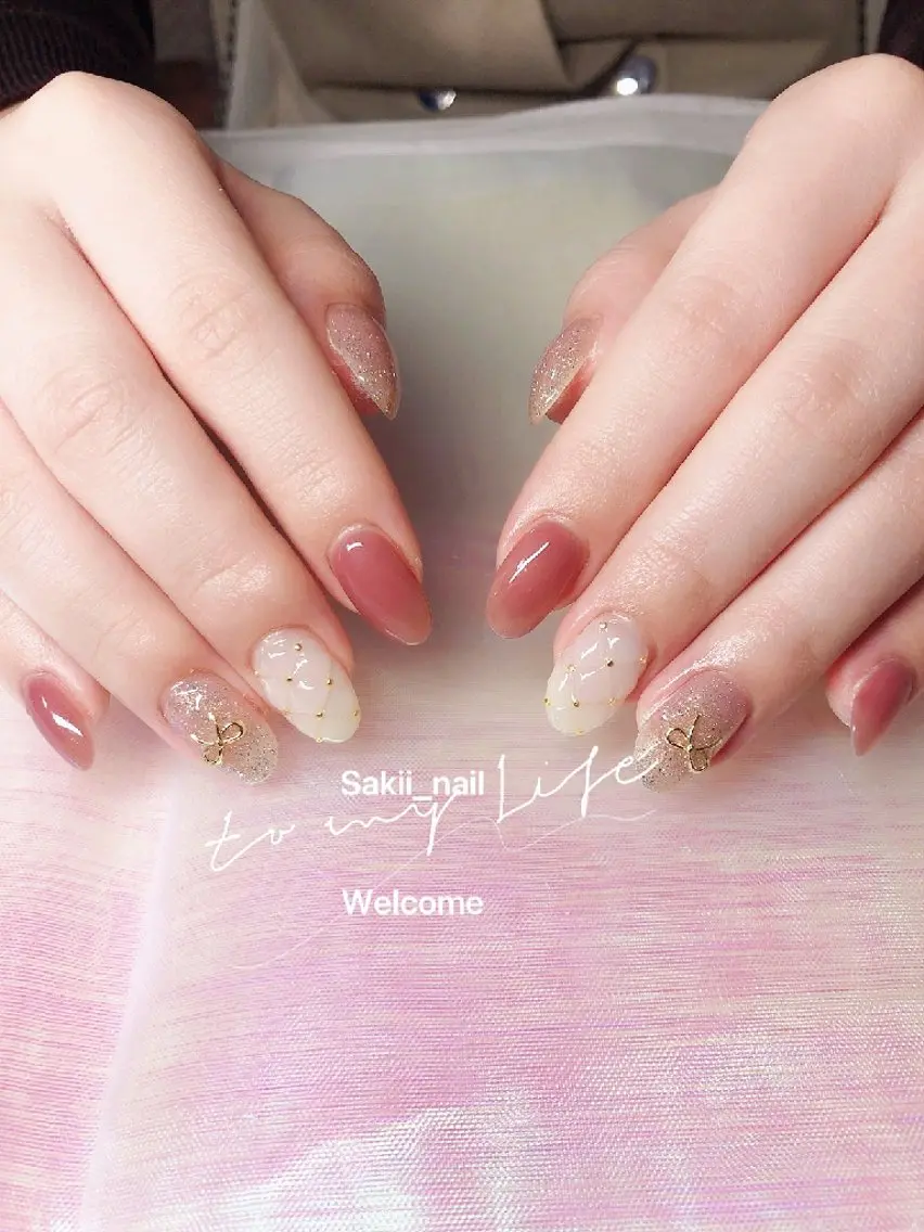 ネイル 韓国ネイル 春ネイル 夏ネイル ハンドネイル sakii_nail 池袋のネイルデザイン