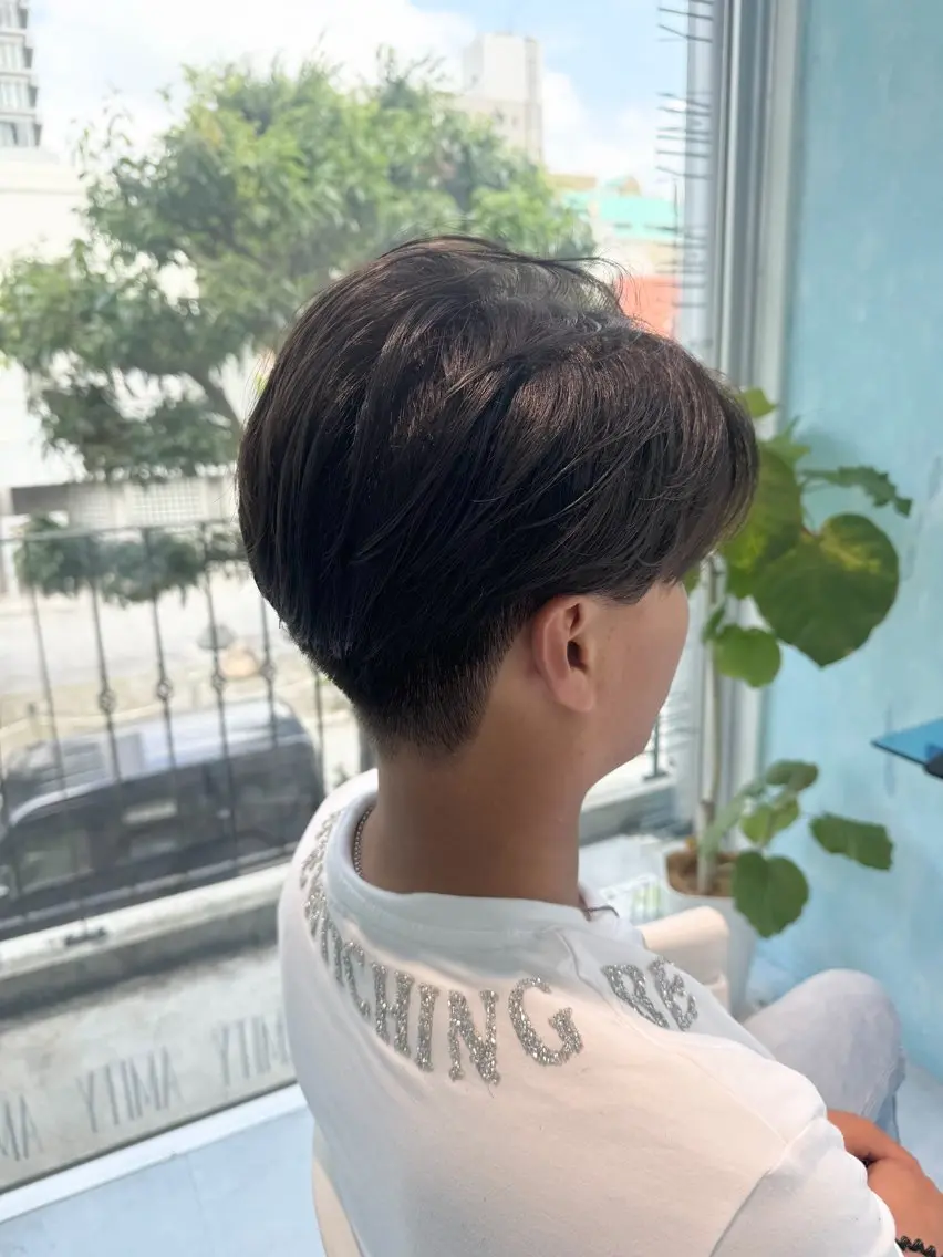 ショート パーマ カット パーマ AMITYメンズ特化 ASUMIのヘアスタイル