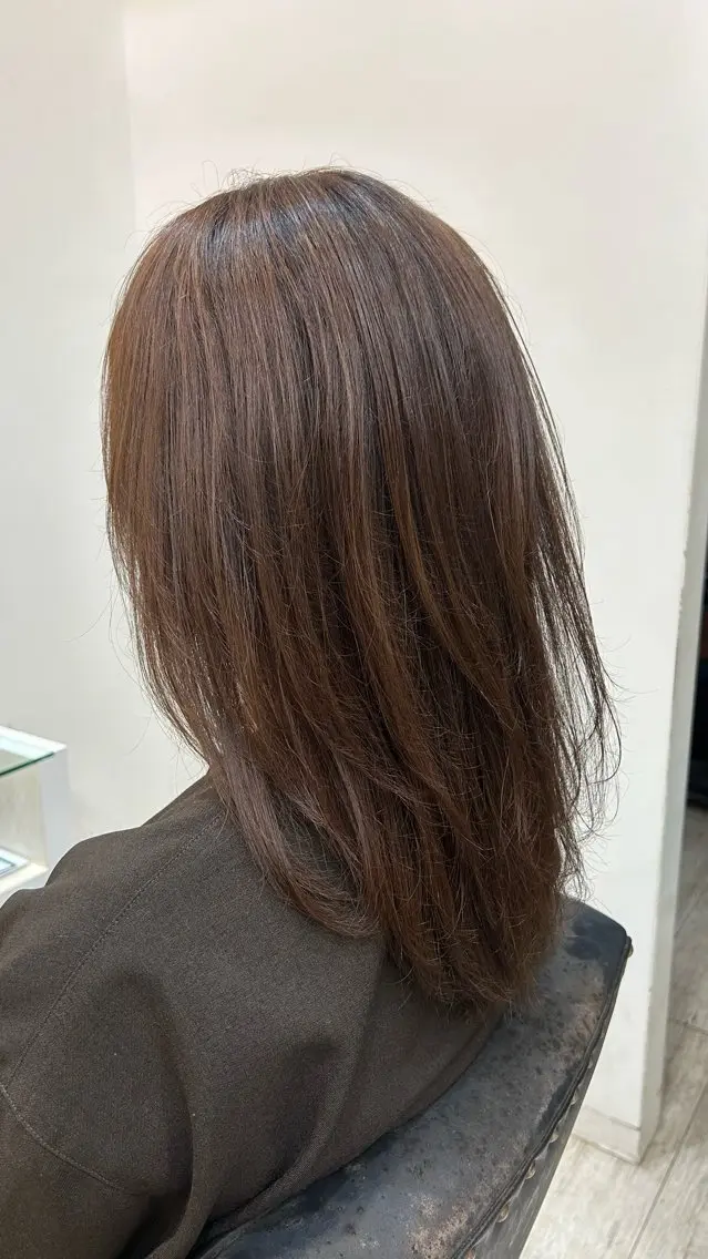 ミディアム カット ヘアカラー トリートメント 💎イシヅカ ココロ💎のヘアスタイル