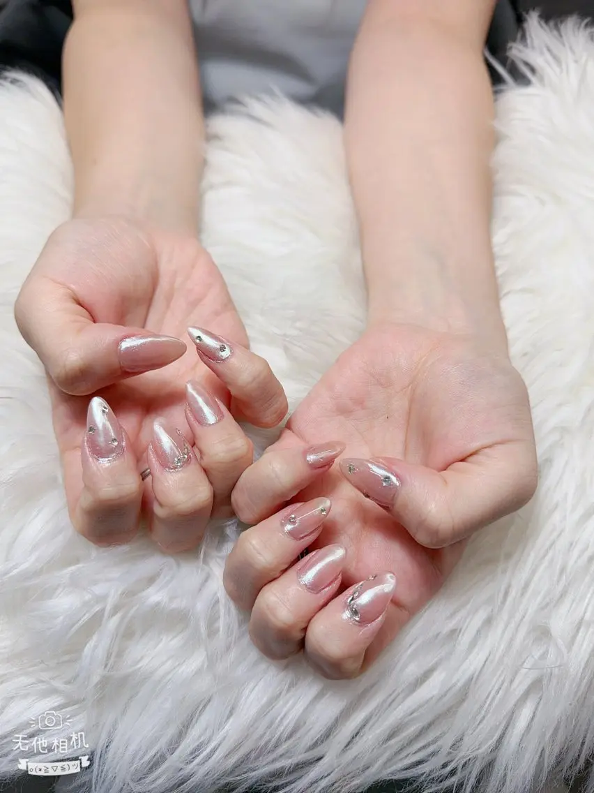 ネイル 長さ出し フレンチネイル グラデーション 韓国ネイル マグネットネイル ハンドネイル VB HEAVEN nailのネイルデザイン