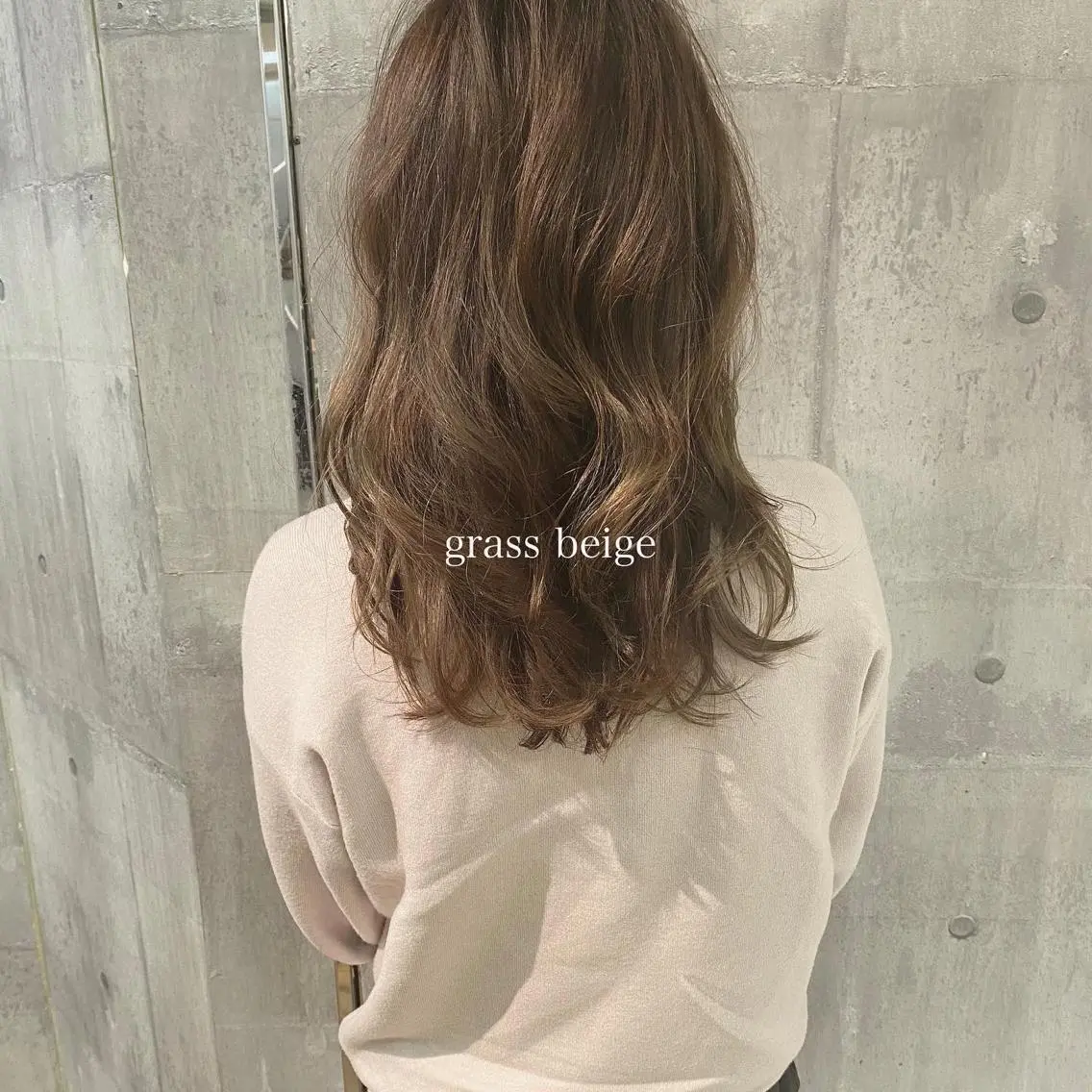 ミディアム カラー ベージュカラー カット ヘアカラー トリートメント 田室 和幸のヘアスタイル