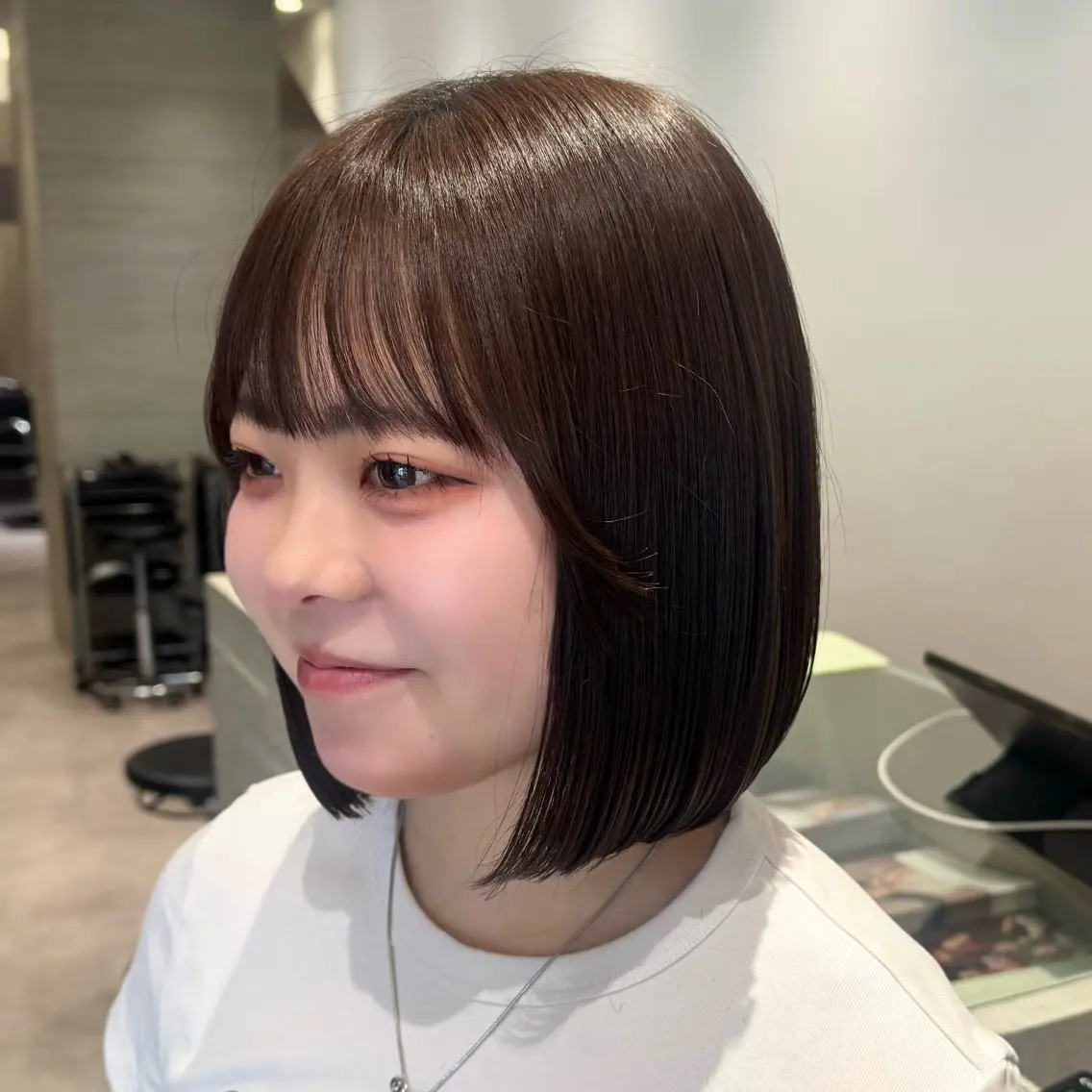 ショート カット NATSUNO ✮ボブ/縮毛矯正のヘアスタイル