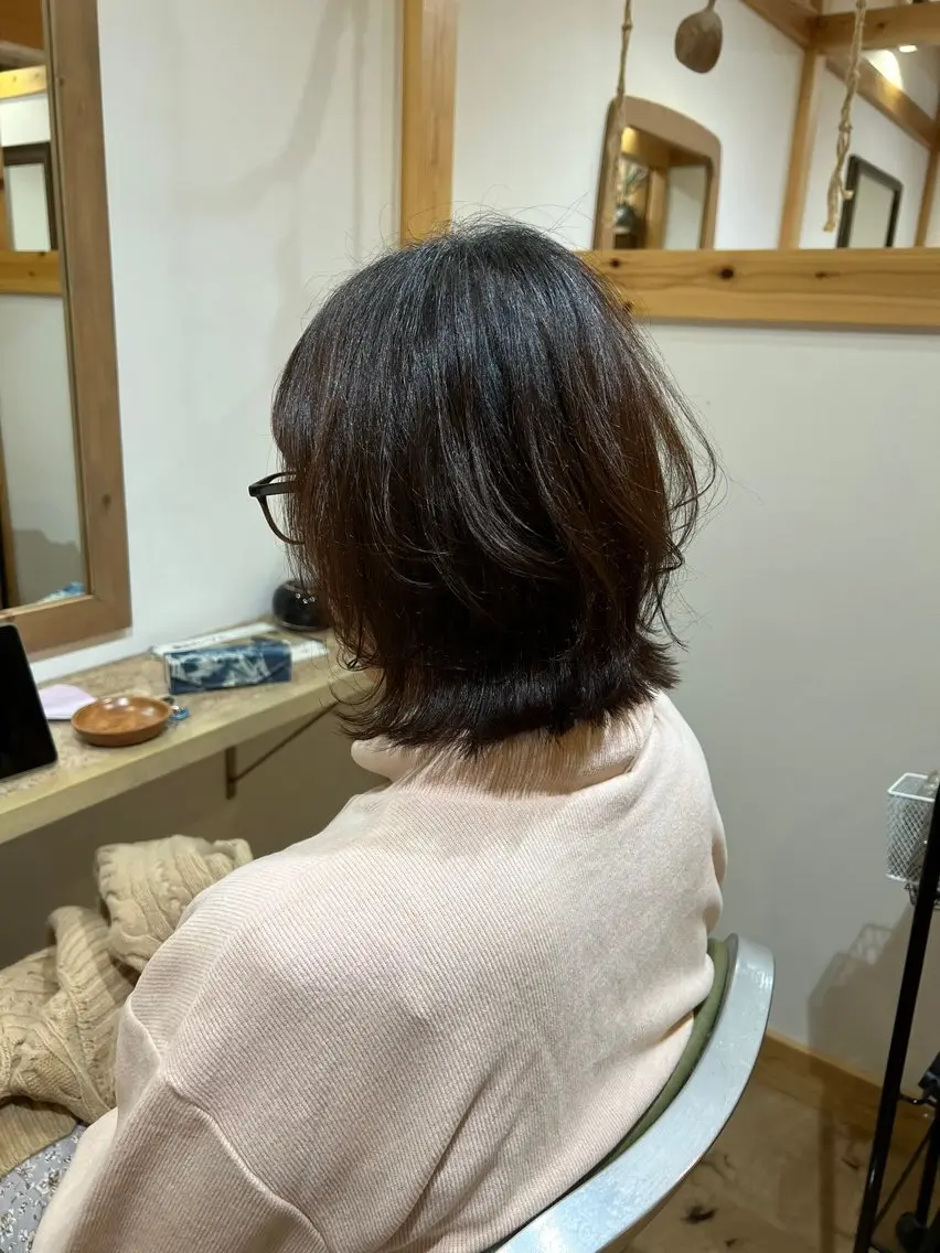 ショート くびれヘア レイヤーカット 畝原 陽真里のヘアスタイル