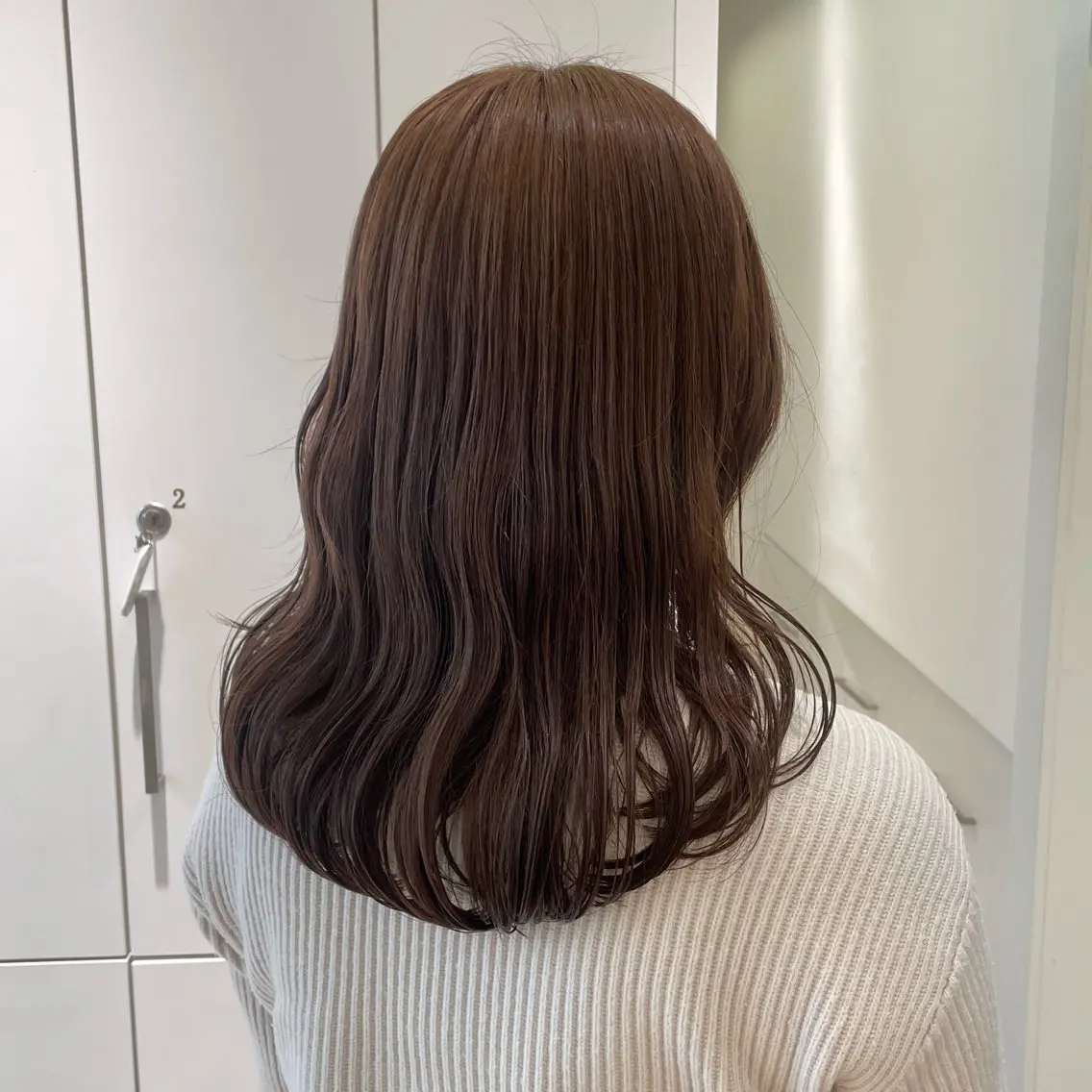 セミロング カラー Parve Mix /頓宮 稚愛🤍のヘアスタイル