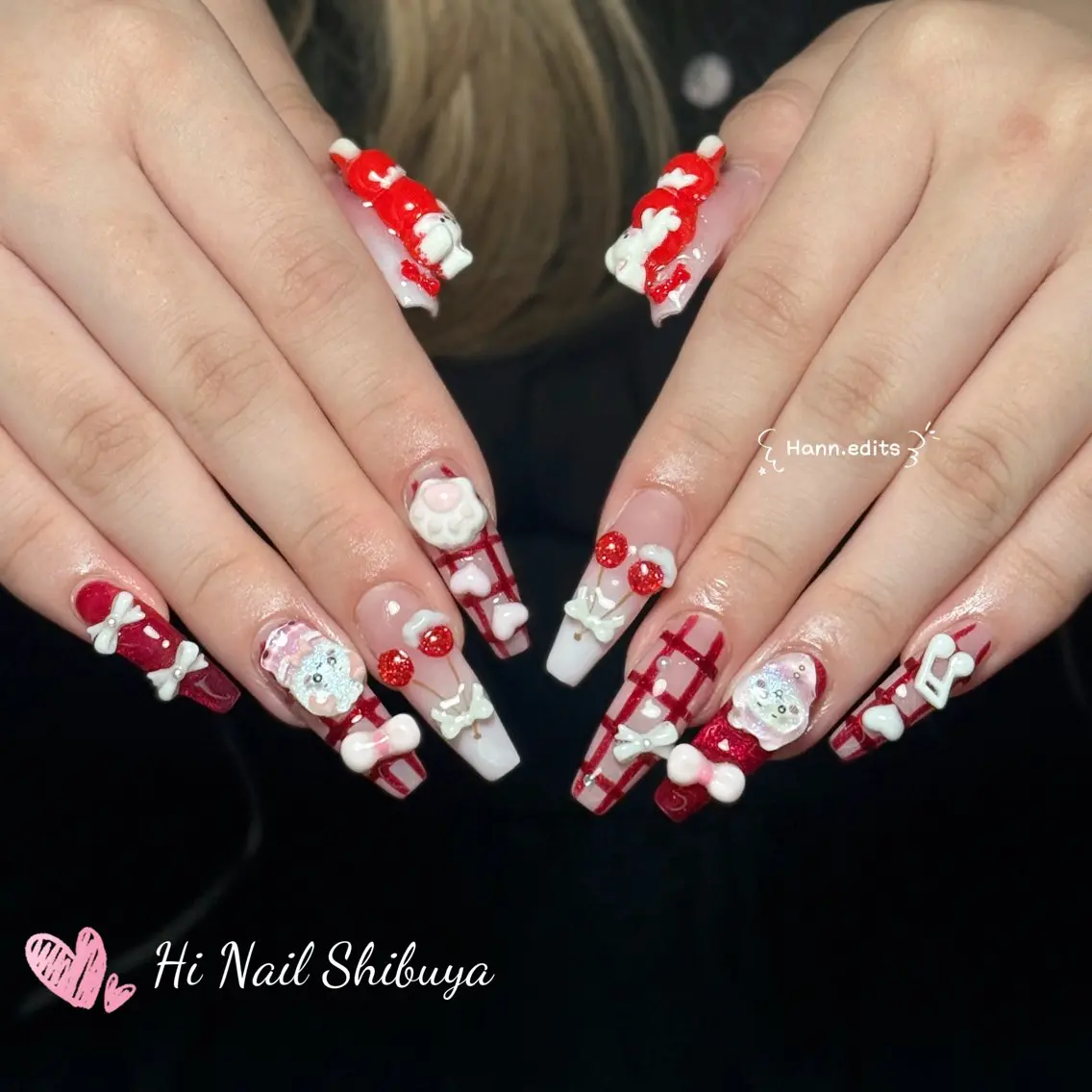 セミロング ハンドネイル Hi Nail Shibuyaのネイルデザイン