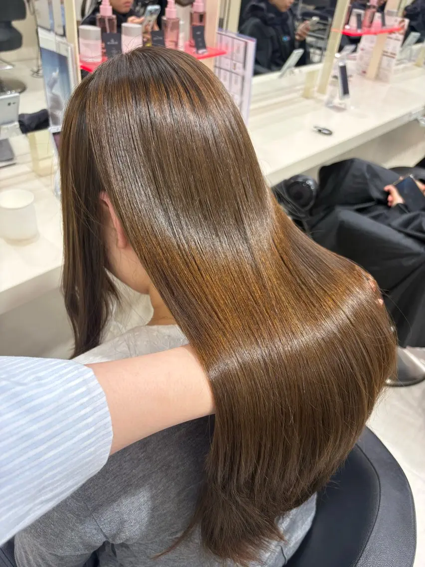 ロング カラー ヘアカラー トリートメント 💕мei 透明感カラー💕のヘアスタイル