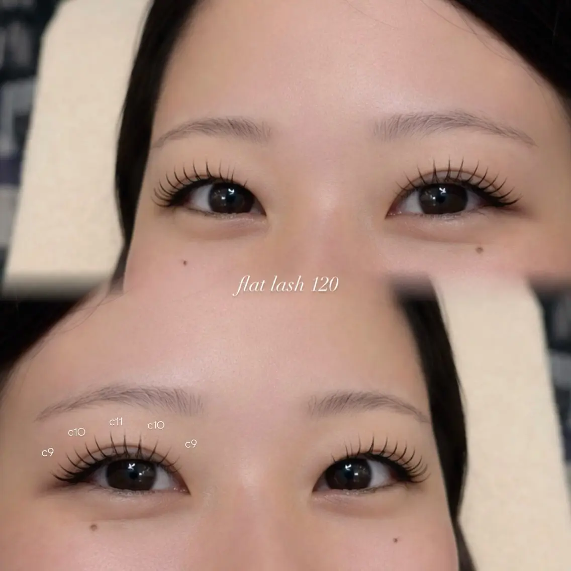 💡LEDマツエク˚✧フラットラッシュ100本♡美容液コーティング➕オフ込みの写真